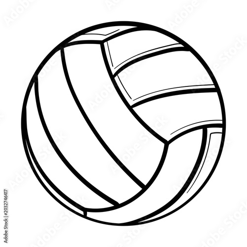 volleyball ball vector illustration