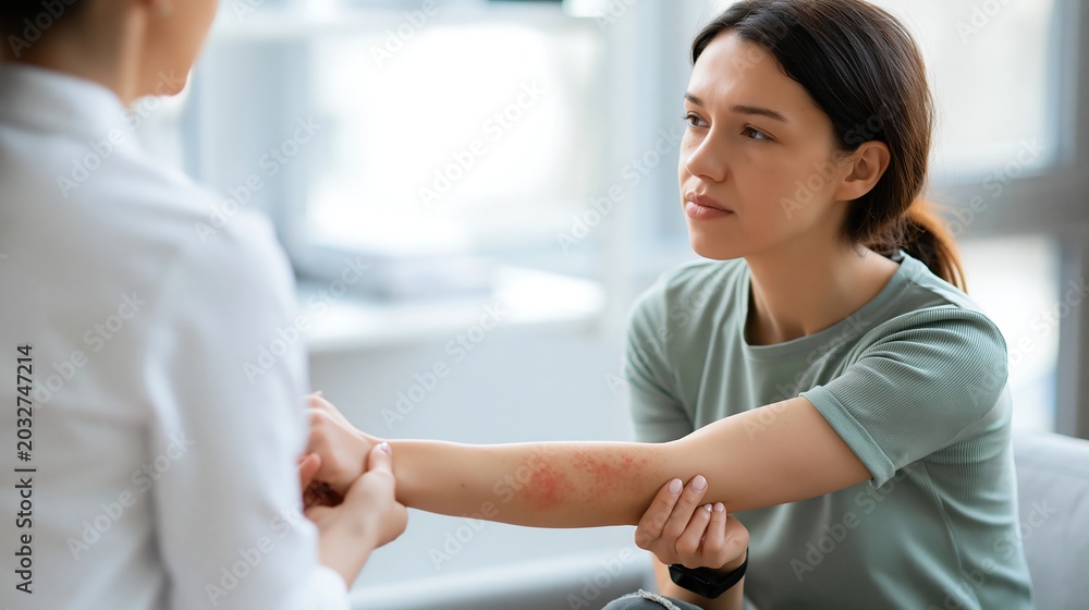 Fototapeta premium Woman Comforting Patient in Therapy Session at Clinic