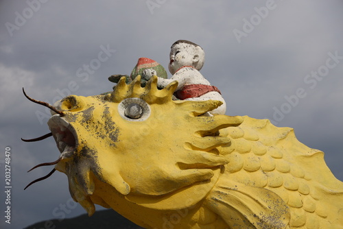 Golden fish Statue