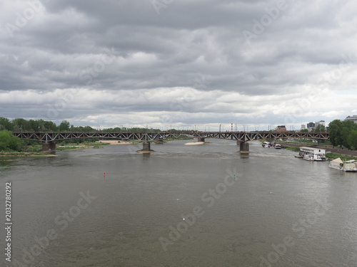 Quadro em tela River Vistula in Warsaw