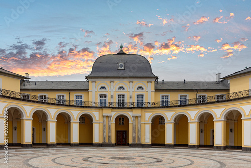 Innenhof von Schloss Poppelsdorf in Bonn
