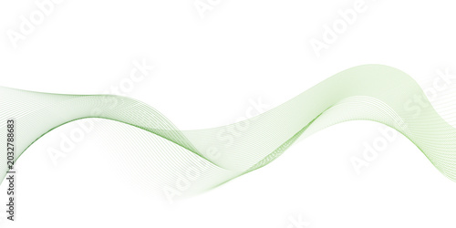abstract green wave line background, Colorful vector background. Modern abstract green wave liquid lines background, abstract green wave smoke colorful vector line illustration, 