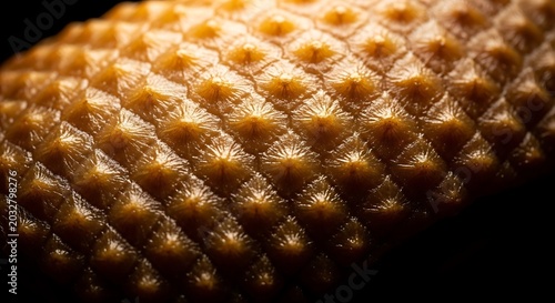 Macro extreme close-up of a coral polyp structure, intricate patterns, natural texture, underwater life