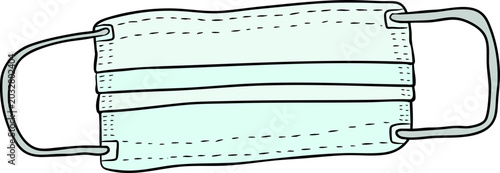 Hand drawn Face Mask