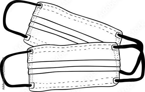 Sketch Safety Face Masks