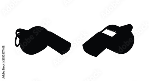 Photography Two black silhouettes of vintage gas masks against a white background silhouette