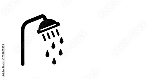 Fotografie silhouette, shower, black, water, bathroom, hygiene, showerhead, plumbing, sanit