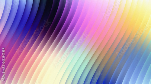 Abstract background with soft colorful diagonal wavy lines and smooth gradient lighting