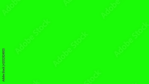 Diagonal Square Tile Wipe Transition on Green Screen Background