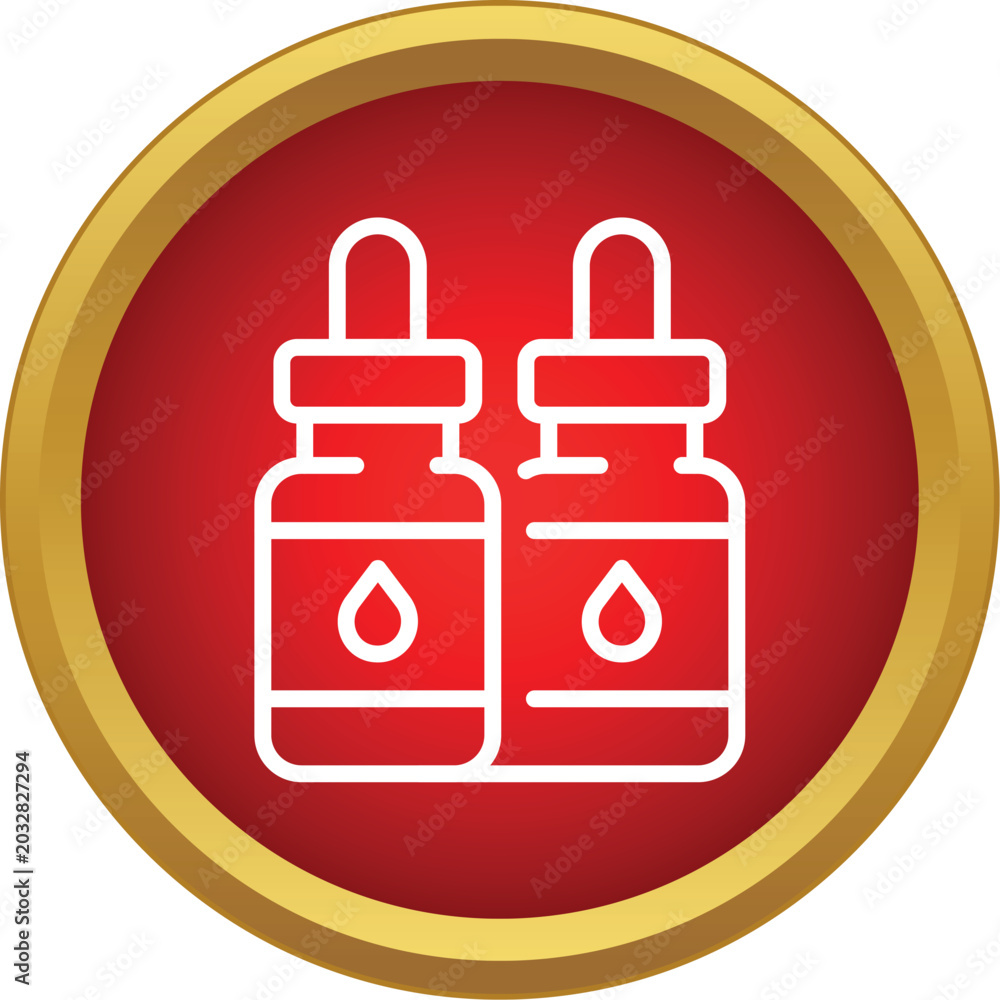 Obraz premium Eyedropper bottles symbolizing pharmacy, treatment, and medical healthcare