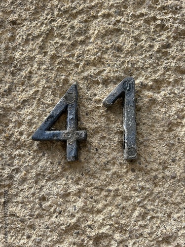 Numéro de maison 41 à Nancy