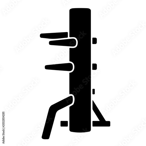 icon Wing Chun martial arts illustration vector