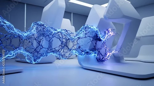 Futuristic Technology and Science Concept.
