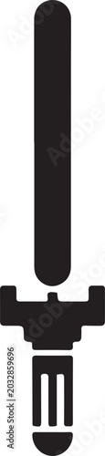 Foto lightsaber icon or logo isolated sign symbol vector illustration