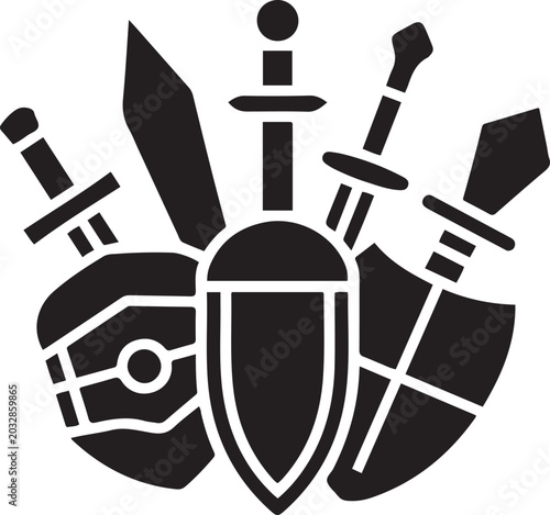 Fotografi Weapons to choose whether to destroy or defend