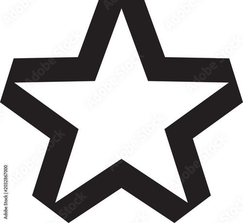 unique star vector 