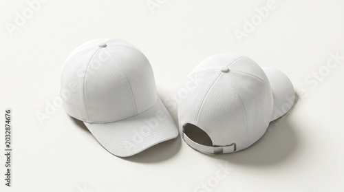 High Quality 3D Cap For Mockup with White Background