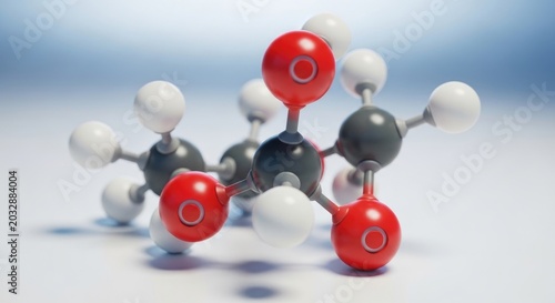 Molecular Structure of Chemical Compound.