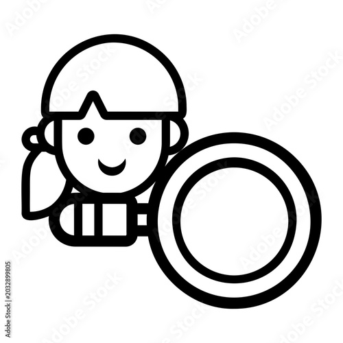 woman Line Icon