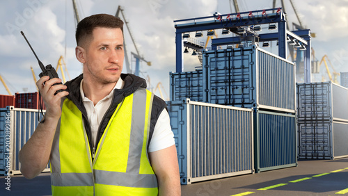 Logistics hub, port termina...