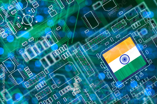 Foto Semiconductor industry, electronics manufacturing