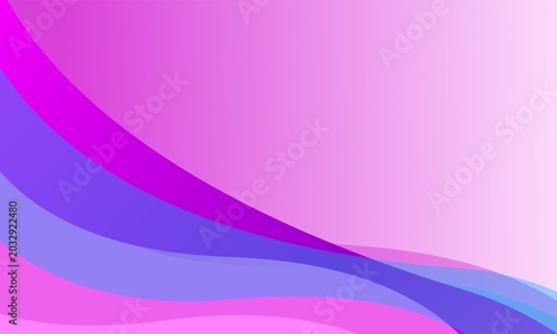 Abstract background of pink, blue, purple colorful waves vector