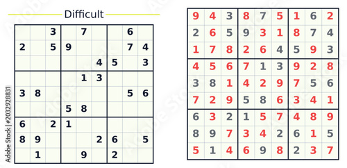 Quadro su tela Sudoku Activity Book Page