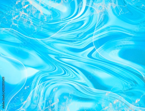 水のテクスチャーアート　背景