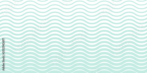 Wavy stripes seamless background. Thin hand drawn uneven waves vector pattern. Striped abstract template. Cute wavy streaks texture.