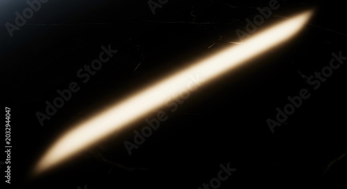 Abstract Light Streak on Black Background, Artistic and Modern Design.