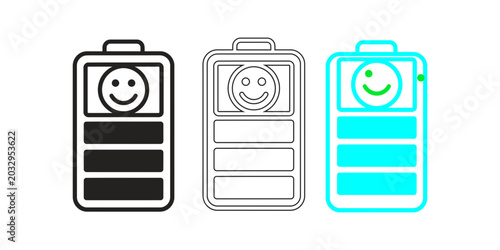 Photos Three vintage walkie talkies on a white background Vector