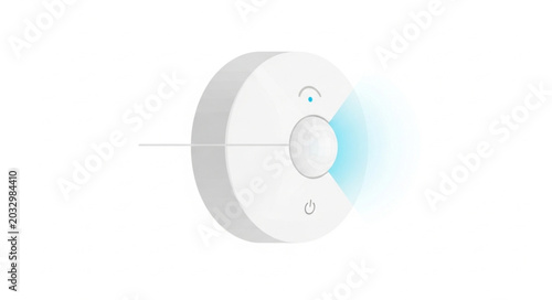 Foto Modern Smart Home Motion Sensor Device.