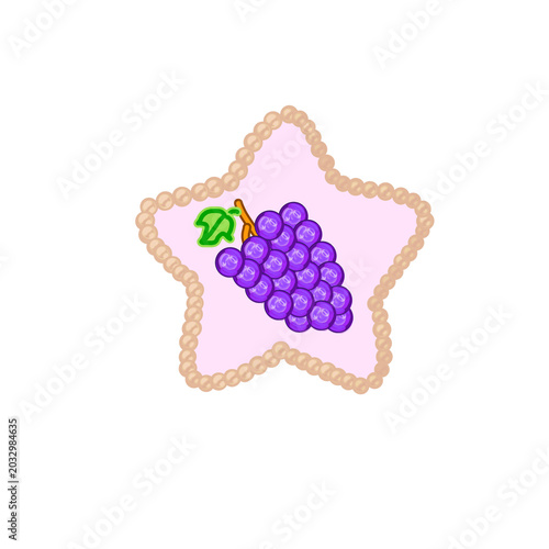 Pearl Star with Vivid Grapes