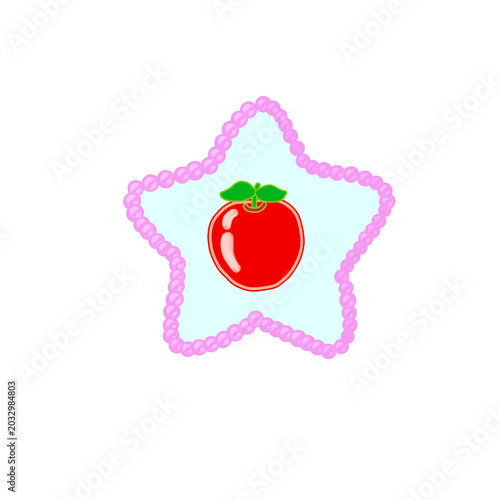 Pearl Star with Vivid Apple