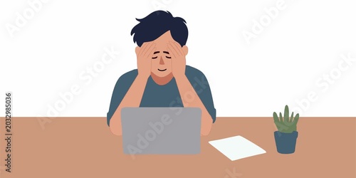 A Person Grappling With Mental Distress in room