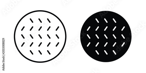 Tableau sur toile Anti skid feet icon or symbol set