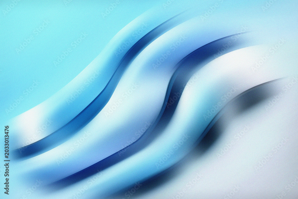 Obraz premium Smooth Blue Fluid Wave Background with Elegant Gradient Curves and Modern Abstract Motion 