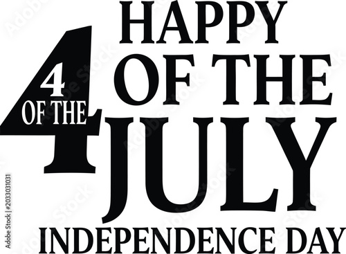 Happy 4th of july independence day greeting