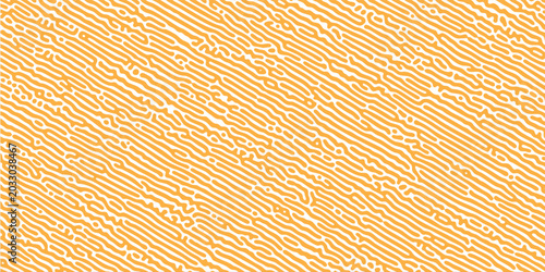 Obraz na płótnie Organic continuous sand ripple simulation background in modern turing background