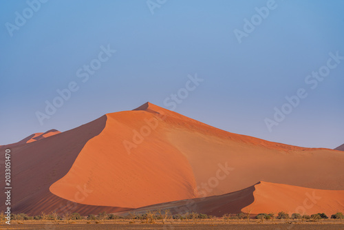Die Dünen von Sossusvlei in Namibia