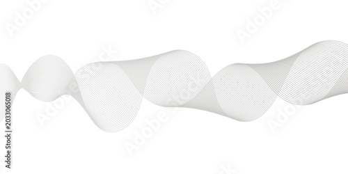 Abstract white blend wave curve line and white background texture. digital frequency track equalizer. modern abstract glowing wave background.	
