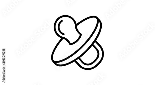 Fotografie Baby pacifier comfort object.