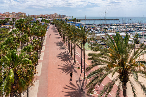Scenic sight on a sunny day in Almeria, Andalusia, Spain.
