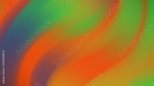 Orange Green Gradient Abstract Flow Background Animation