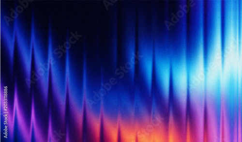 Foto Abstract gradient background with reeded glass texture modern aesthetic