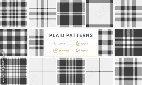 Fényképezés Plaid developed for branding refresh