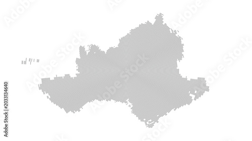 Photos Chad Abstract Modern Flat Geometric Area Illustration Clipart Sign Silhouette Sh