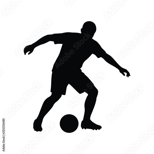 Bench player standing football silhouette icon