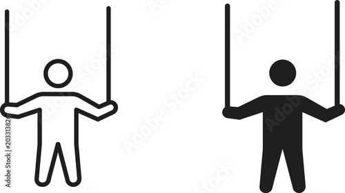 Tableau sur toile Puppet icon collection. Minimal icon and symbol