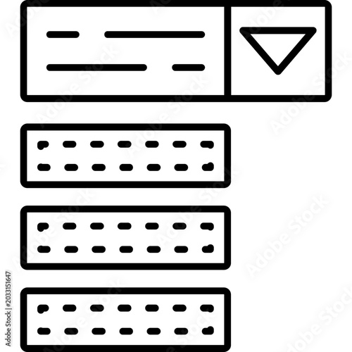User Menu Dropdown Icon